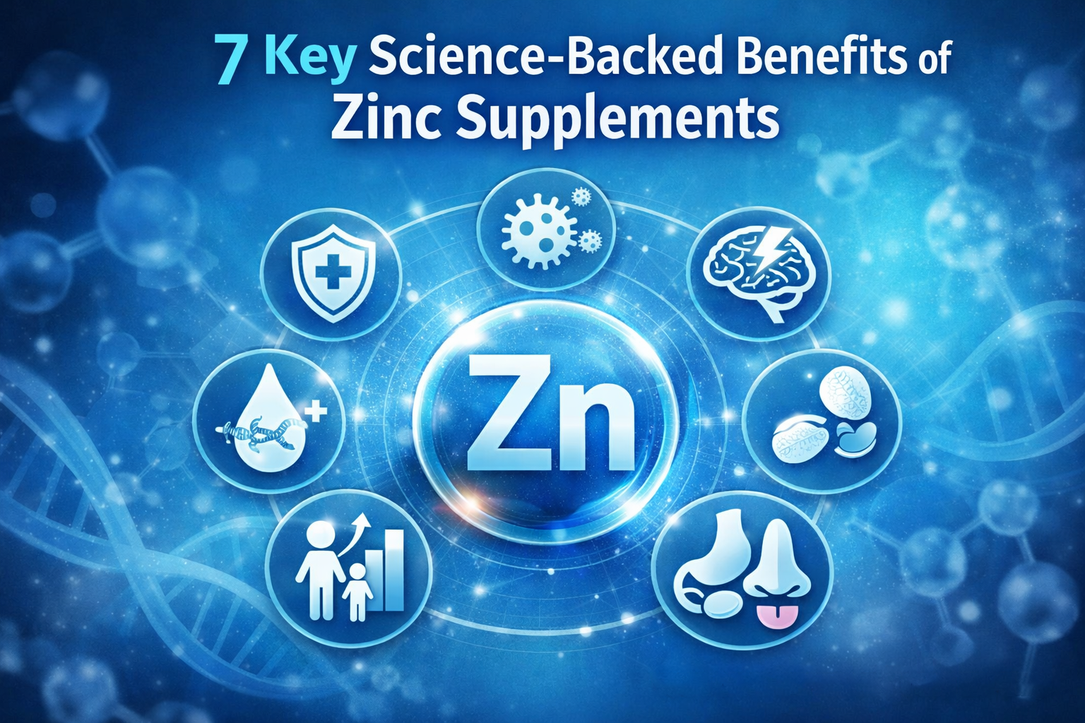 7 Benefits of Zinc Supplements